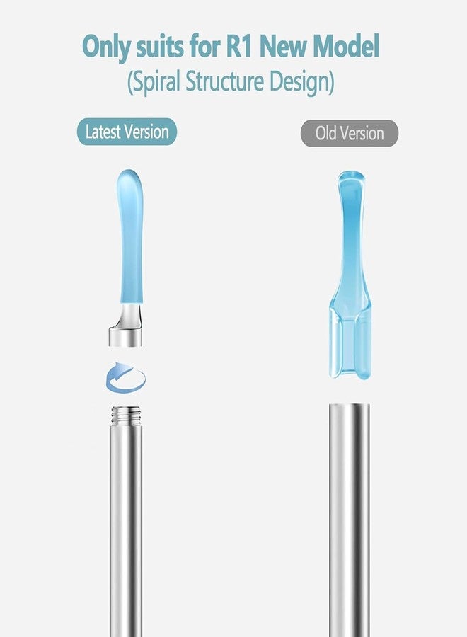 BEBIRD Original Ear Cleaner Replacement Tips, 10pcs Waterproof Silicone Ear Spoon for Ear Wax Removal Endoscope, Ear Cleaning Tips Set for Most Model R1/Earsight Plus/X17Pro/30S/W3/T15/X3/X1/R3 etc - Image 5